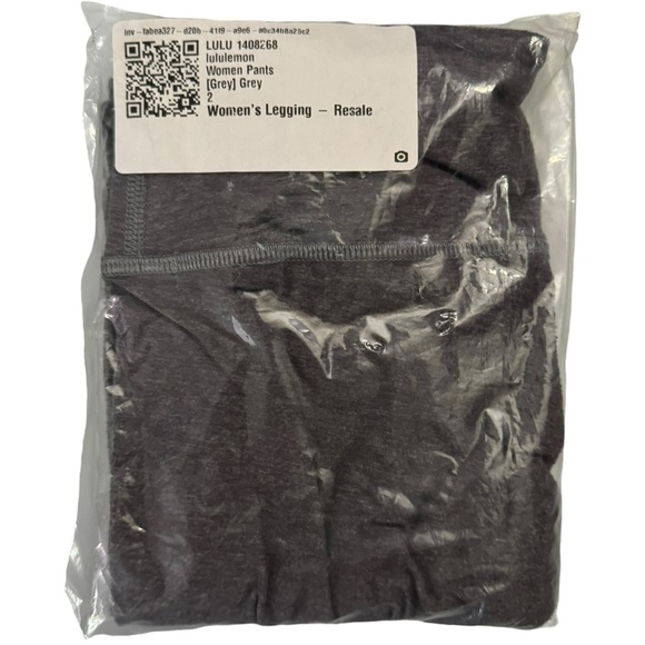 Lululemon Soft Stretchy Heather Grey Leggings Pocket 2 - Picture 10 of 12